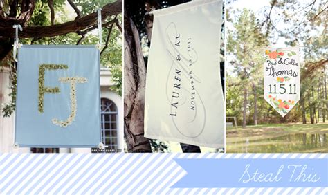 steal worthy idea wedding banners glamour and grace