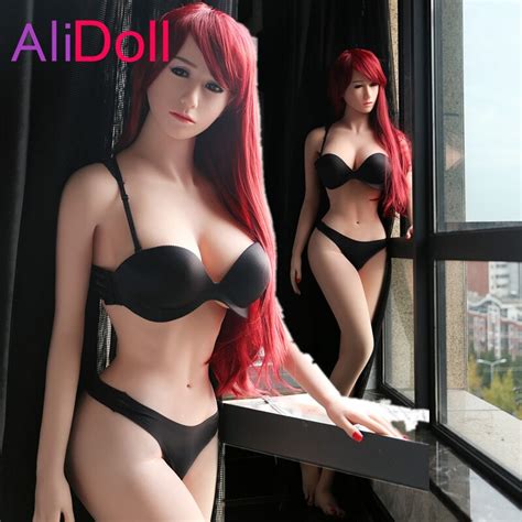 Alidoll 165cm 5 41ft Red Hair Lady Real Silicone Sex