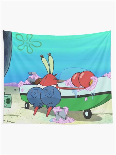 Dummy Thicc Mr Krabs Meme Tapestry By Jamdonut1 Redbubble