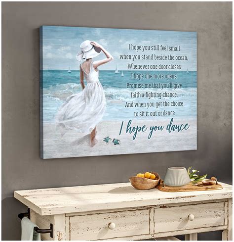 Ohcanvas I Hope You Dance Beach And Turtle Canvas Wall Art Decor Oh
