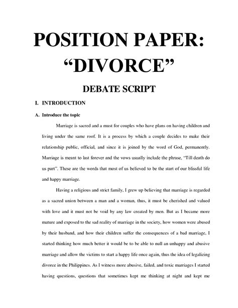 solution divorce   philippines paper studypool