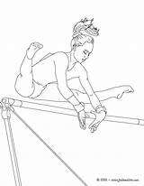 Gymnastique Barres Asymetriques Artistique Imprimer Ligne sketch template