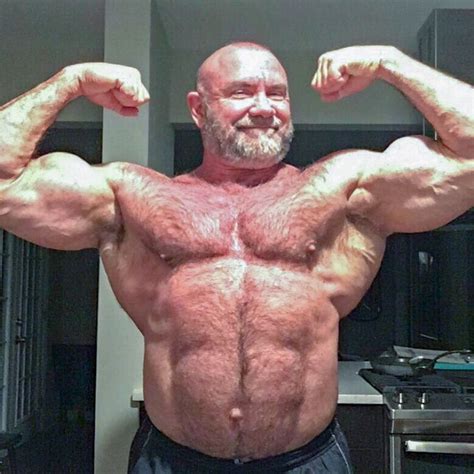 Flex ‘em Thom Magnificent Muscle Bear Mens Muscle Senior