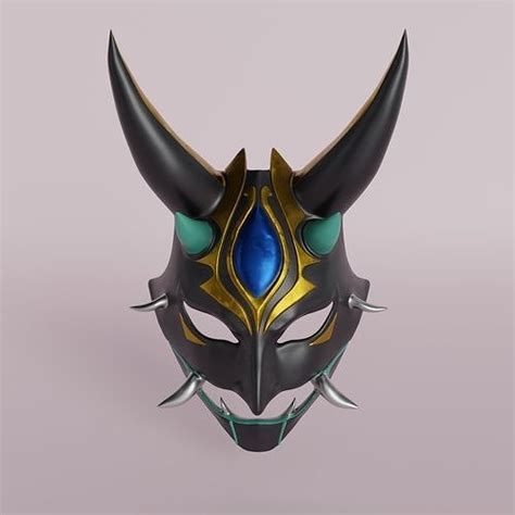 xiao mask 3d model 3d printable cgtrader