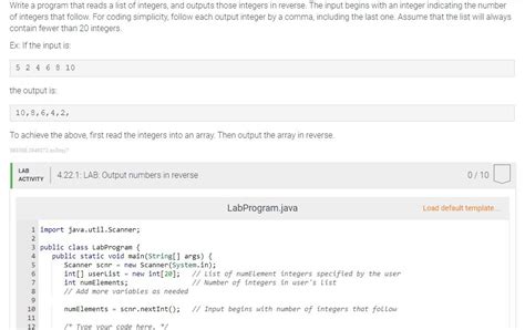 solved write  program  reads  list  integers  cheggcom