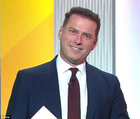 today show host karl stefanovic gushes over handsome guest daily mail