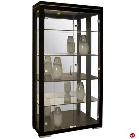 The Office Leader Cox Contemporary Glass Door Display Cabinet