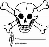 Halloween Skeleton Coloring Pages Printables Skull Indian Chief Kids Printable Crossbones Sheets Clipartmag Work sketch template