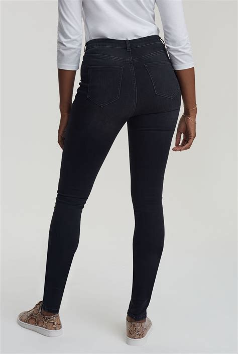 black ultra stretch skinny jeans long tall sally