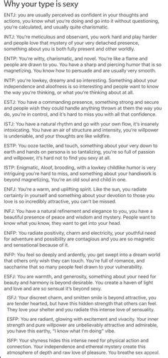 think its true for everyone else than infj myself i dont get it haha