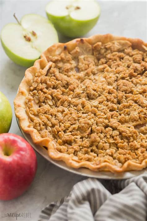 Apple Crumble Pie The Ultimate Apple Pie The Recipe Rebel