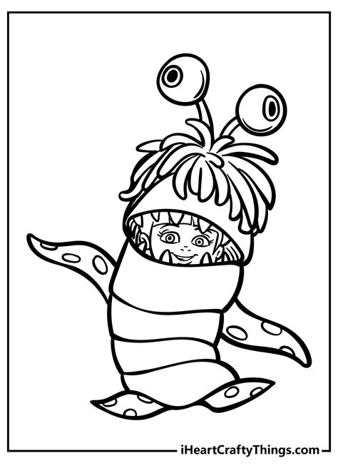 boo monsters  coloring pages  printable templates