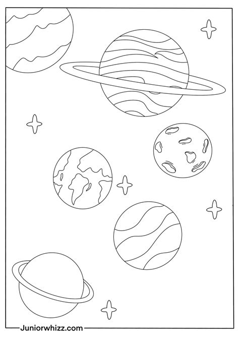 planets coloring pages  kids   printable pdfs