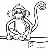 Monkey Coloring Pages Paint Printable Drawing Microsoft Color Baby Face Cute Hanging Kids Spider Funny Print Getcolorings Drawings Getdrawings Paintingvalley sketch template