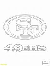 49ers Coloring Pages Color Logo Getcolorings Printable sketch template