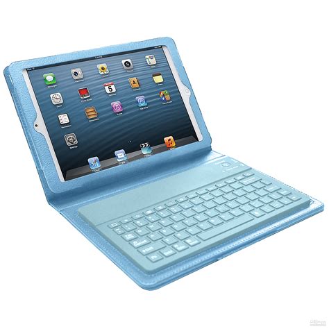 mgear accessories  bluetooth keyboard case  ipad mini blue