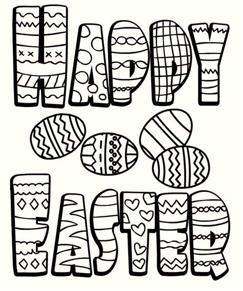 happy religious easter coloring pages
