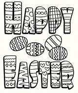 Easter Coloring Pages Religious Happy sketch template