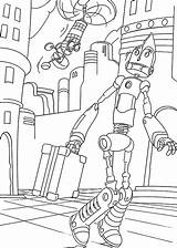 Coloring Pages Kids Printable 4kids Rodney Robot sketch template