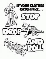Prevention Drop Coloring4free Coloringhome 1466 Getdrawings Getcolorings Sketch Firefighters Firefighter sketch template