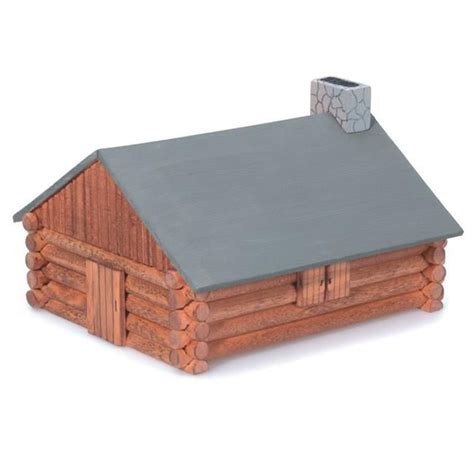 wood log cabin model kit walmartcom
