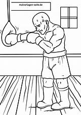 Boxen Kampfsport sketch template