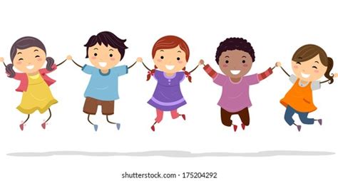 multicultural children clip art images stock   objects