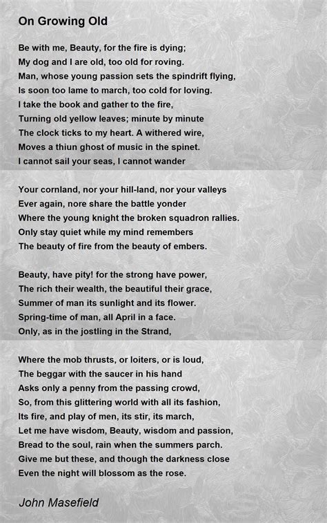 growing  poem  john masefield poem hunter