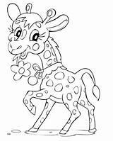 Coloring Pages Cute Animals Animal Coloriage Girafe Giraffe Kids Jungle Modele Precious Sheets Moments Nursery Dessin Diy Book Imprimer Adult sketch template