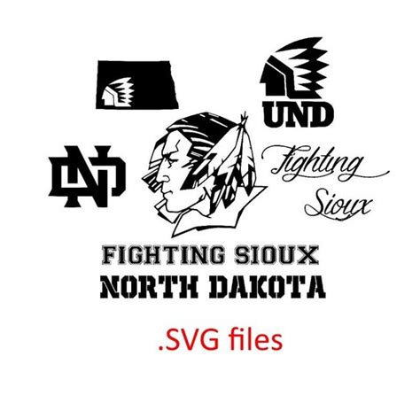 fighting sioux svg north dakota university svg  ohthisdigitalfun