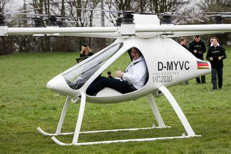 volocopter  rotor copter   human sized drone  carries people drone human abs