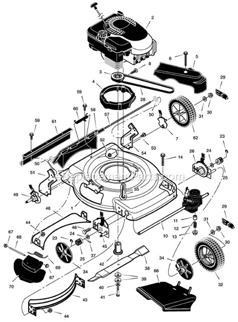 murray  lawn mower xa ereplacementpartscom