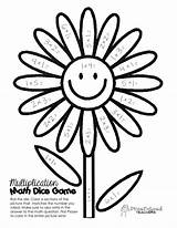Daisy Multiplication Flower Outline Coloring Cartoon Smiling Clipart Color Pages Flowers Printable Clip Cliparts Spring Happy Dice Game Bing Basic sketch template