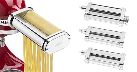 kitchenaid pasta roller cutter  piece attachment set   shipped regularly