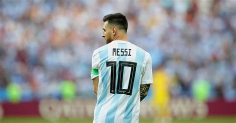 argentina will not use lionel messi s no 10 shirt in