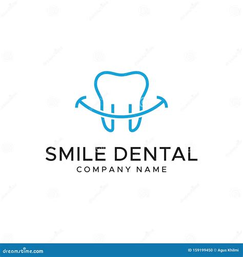 dental clinic logo design stock vector illustration  graphic
