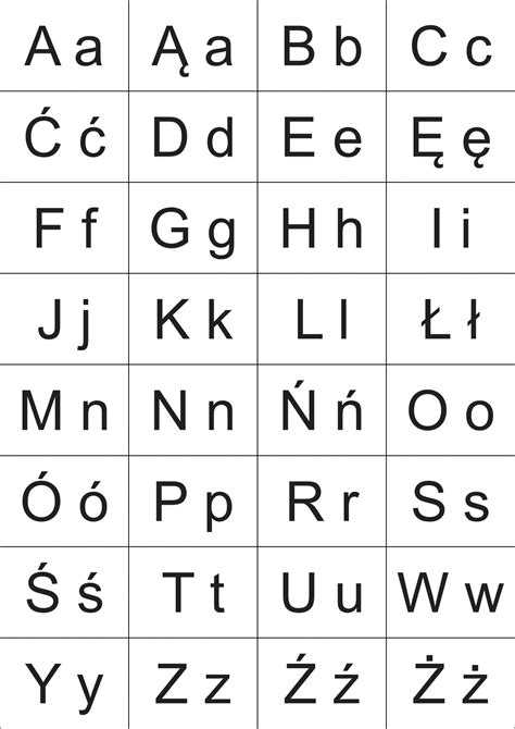 alfabet drukowany  druku