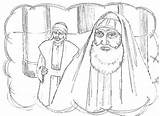 Pharisee Moses sketch template