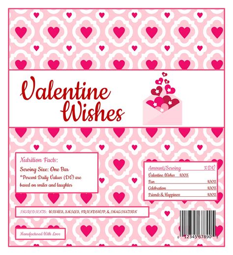 valentines day printable candy bar wrappers  mighty delighty