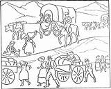 Coloring Pioneer Pages History Kids Lds Drawing Transportation Book Mormon Pioneers Clipart Printable Color Sheets Ancient Activities Wagon Texas Improvement sketch template