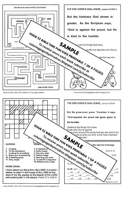 coloring pages  kids   adron  page bible activity printable