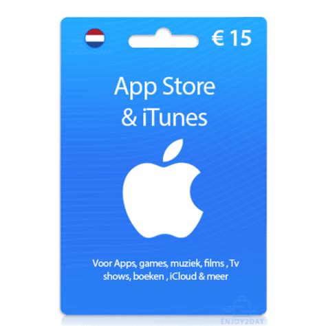 euro itunes kaart app store tegoed apple gift card nederland