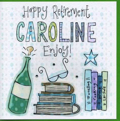 personalised retirement card  claire sowden design retirement cards