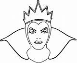 Evil Witch Queen Getdrawings Coloring Pages sketch template