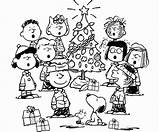 Coloring Charlie Christmas Brown Pages Thanksgiving Peanuts Snoopy Printable Pumpkin Clip Great Kids Tree Clipart Print Linus Color Book Holiday sketch template