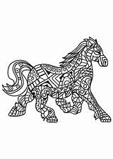 Mozaiek Pferd Paarden Malvorlage Cheval Mosaic Kleurplaat Cavallo Antistress Pferden Mosaik Adulte Kleurplaten Wedstrijd sketch template