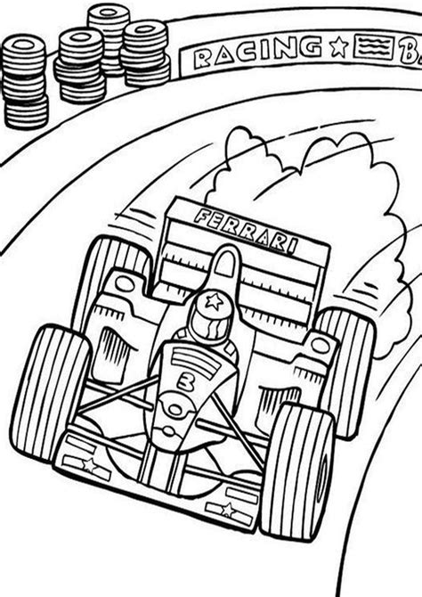 print race car coloring pages coloring pages