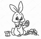Pascua Conejos Conejo sketch template