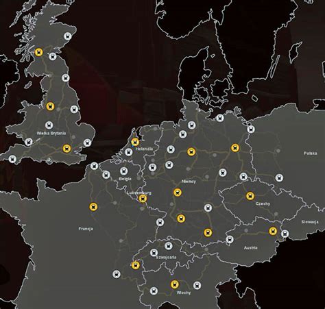 truck dealers map truck dealers euro truck simulator