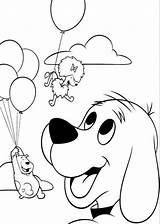Clifford Coloring Dog Pages Red Big Birthday Puppy Getcolorings Happy Library Color Kids Col sketch template